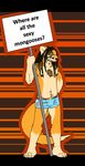  briefs bulge dreadlocks ear_piercing looking_at_viewer male mongoose pecs piercing rj smile solo topless underwear 