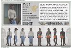 2026 absurd_res anthro biped bottomwear bulge clothed clothing denim denim_bottomwear denim_clothing english_text godzilla_(series) hi_res jeans kaiju kersync male male_anthro model_sheet muscular muscular_male pants partially_clothed scalie solo sweatshirt text toho underwear url zill_(kersync) zilla