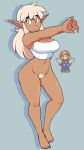 2025 5_fingers 5_toes :o absurd_res armpit_hair autumn_(genocityzone) bangs barefoot black_nails black_toenails body_hair bottomless bottomless_female bottomless_humanoid breasts brown_body brown_breasts brown_ears brown_skin cartoon_freckles cleavage clothed clothing colored_nails crop_top digital_media_(artwork) drop_shadow elf eyelashes feet female female_humanoid fingers freckled_breasts freckled_face freckled_hips freckled_knees freckled_legs freckled_shoulders freckles genocityzone hair hi_res humanoid humanoid_pointy_ears long_eyelashes long_hair looking_aside mario_bros nails navel nintendo not_furry open_mouth orange_eyes paper_mario pointy_ears pubes pupils shirt tan_hair tan_pubes toenails toes topwear white_clothing white_crop_top white_pupils white_sclera white_topwear