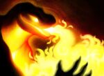 2025 ambiguous_gender anthro apode breath_powers claws draconcopode elemental_manipulation female_(lore) fire fire_breathing fire_manipulation glowing glowing_eyes heat_(temperature) hi_res ink-the-artist legless naga serpentine solo translucent translucent_body warm