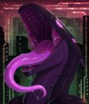 absurd_res anthro bodily_fluids cel_shading digital_media_(artwork) djoferro glowing glowing_eyes hi_res icon machine male mouth_shot open_mouth robot saliva saliva_string seregore shaded solo synth_(vader-san) tongue tongue_out