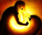 2025 after_vore ambiguous_gender anthro apode cuddling draconcopode eyes_closed female_(lore) floppy_ears glowing hi_res ink-the-artist lagomorph legless leporid looking_at_another mammal naga rabbit reformation serpentine sleeping solo vore warm