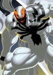 abs absurd_res alien alien_humanoid anti-venom anti_venom_(marvel) big_muscles emblem empty_eyes hi_res humanoid male marvel marvel_rivals muscular not_furry sharp_teeth solo symbiote teeth tendrils trujillos99 white_body