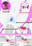 2spot_studio anal anal_penetration animate_inanimate anthro bed_sheet bedding bloody_bunny bloody_bunny_(series) blush bodily_fluids breath buckteeth comic cum cum_in_ass cum_inside dialogue doll duo eyewear female fur genital_fluids genitals grey_body hank_j._wimbleton hi_res horn lagomorph leporid living_doll madness_combat male male/female mammal nevadean_(madness_combat) nipples otakon_(artist) panting penetration penis rabbit red_eyes red_inner_ear red_nose sunglasses sweat tail tears tears_of_pleasure teeth tongue tongue_out vaginal_fluids vulva wet_anus white_body white_fur white_nipples yellow_eyes
