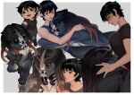 absurd_res alien alien_humanoid black_eyes black_hair bottomwear breasts chibi clothed clothed/nude clothed_human clothing colored duo eyes_closed female female_human female_on_bottom female_on_humanoid hair hand_on_hair hand_on_shoulder hand_on_tentacle hi_res hug human human_on_bottom human_on_humanoid humanoid humanoid_on_top interspecies leafjuly light_body light_skin loincloth loincloth_only lying male male/female male_humanoid male_on_human male_on_top mammal mandibles montage multiple_images muscular muscular_humanoid muscular_male not_furry nude nude_humanoid nude_male on_back on_bottom on_top open_mouth plantigrade predator_(franchise) pseudo_hair ring_(jewelry) sharp_teeth shirt short_hair simple_background smile t-shirt teeth tentacle_hair tentacle_jewelry tentacle_ring tentacles topless topwear xenophilia yautja