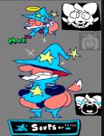 2026 3_fingers ambiguous_gender anthro big_butt big_hat biped black_eyes black_nose blue_boots blue_clothing blue_footwear blue_hat blue_headwear blue_robe bodily_fluids boots bottomless bottomless_ambiguous bottomless_anthro butt canid canine canis character_name cheek_tuft closed_smile clothed clothing colored crying cute_fangs deltarune digital_drawing_(artwork) digital_media_(artwork) dipstick_tail english_text eyebrows eyes_closed eyewear facial_tuft fangs fingers flat_colors floating_tail footwear fox front_view full-length_portrait fully_clothed fur gameplay_mechanics glasses grey_background gui hair halo hands_in_both_pockets hat headgear headshot_portrait headwear health_bar horn huge_butt huge_thighs icon long_ears looking_at_viewer magic_user mammal markings mouth_closed multicolored_body multicolored_skin multiple_images narrowed_eyes nervous nervous_smile open_mouth open_smile orange_body orange_hair orange_skin orange_tail pear-shaped_figure pink_horn portrait pupils ralsei red_fox reference_image robe round_glasses shoes shortstack shortstack_ambiguous simple_background slit_pupils smile snout solo soups_(superiorfox) sparkles standing star superiorfox tail tail_markings tears teeth text thick_thighs true_fox tuft two_tone_tail undertale_(series) white_body white_ears white_fur white_hair white_sclera white_skin white_tail_tip wide_hips wings wizard_hat wizard_robe