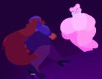 2026 animate_inanimate anthro artist_name bear big_breasts biped bottomwear breasts brown_hair butt clothed clothing cocoaberry digital_media_(artwork) duo eyelashes featureless_breasts feet female flat_colors footwear front_view fully_clothed hair hat headgear headwear hi_res high_heels huge_breasts human living_plushie long_hair lovedoll_toy_factory mammal meme monotone_body nightguard_(gremlingrounded) nude nude_female pink_body plushie rear_view round_ears shoes simple_background smile teddi_(gremlingrounded) text thick_thighs topwear walking