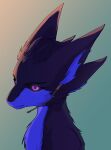 2026 4_ears absurd_res anthro avali back_tuft benze black_sclera blue_body blue_countershading blue_inner_ear bust_portrait cel_shading cheek_tuft chest_tuft countershade_face countershade_torso countershading digital_media_(artwork) ears_back eyebrows facial_tuft feather_hair feathers glistening glistening_eyes head_tilt headset_microphone hi_res icon kemono light looking_at_viewer male mouth_closed multi_ear multicolored_body pivoted_ears portrait pseudo_hair purple_eyes shaded side_view simple_background simple_shading snout solo standing teal_background three-quarter_portrait tuft two_tone_body unsigned yukibanch