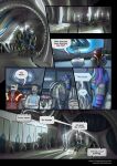 2026 4_arms 4_eyes alien ambiguous_gender anthro armor azinarsi biped clothed clothing colored comic darth_biomech dialogue dialogue_box english_text eyewear facial_hair facial_scar furgonomics glasses group hair headgear helmet hi_res human leaving_the_cradle light_body light_skin male mammal multi_arm multi_eye multi_limb open_mouth professor_zelenkov_(darth_biomech) purple_hair raharr scar space_helmet speech_bubble tail tail_clothing text url white_hair zane_htrua_sha