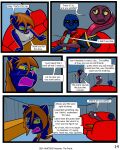 4:5 absurd_res ada_(gem_hunters) anthro baristagamerproductions bench blind canid canine clothing cochlear_implant_processor comic deaf dialogue disability english_text eyewear felid feline female furniture hi_res jacket kerchief mammal phoebe_(gem_hunters) queenie_(gem_hunters) reptile scalie shirt snake sofa sunglasses tank_top text topwear
