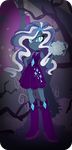  blue_sclera boots corruption equestria_girls equine evil female gloves hair human humanized jewelry magic mammal multi-colored_hair my_little_pony nightmare_rarity_(mlp) nightmarelunafan purple_hair rarity_(eg) 