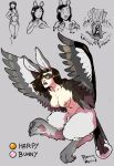 absurd_res anthro avian big_breasts bird breasts european_mythology exposed_breasts female greek_mythology harpy hi_res human human_to_humanoid humanoid kate_(hagiophage) lagomorph leporid mammal mythological_avian mythological_creature mythology rabbit roxanna_rachnid shrike solo species_transformation trans_(lore) trans_woman_(lore) transformation transformation_sequence