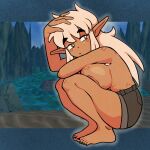 1:1 2026 5_toes areola armpit_hair arms_bent autumn_(genocityzone) bangs barefoot bent_legs big_breasts biped black_bottomwear black_clothing black_eyebrows black_nails black_shorts black_toenails body_hair bottomwear breast_squish breasts brown_areola brown_body brown_breasts brown_ears brown_skin cartoon_freckles casual_exposure clothed clothed_female clothed_humanoid clothing colored_nails crouching digital_drawing_(artwork) digital_media_(artwork) elf eyebrow_through_hair eyebrows eyelashes feet female female_humanoid freckled_breasts freckled_face freckled_hips freckled_knees freckled_legs freckled_shoulders freckles full-length_portrait genocityzone hair hand_on_hair hand_on_head hand_on_own_head hi_res huge_breasts humanoid iris long_eyelashes long_hair looking_aside mario_bros nails narrowed_eyes nintendo not_furry orange_eyes pinup portrait pose pupils screencap screencap_background shaded shorts shorts_only side_view solo squish super_mario_64 tan_hair thick_eyebrows toenails toes topless topless_female topless_humanoid touching_hair translucent translucent_hair white_pupils white_sclera