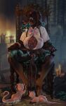 abdominal_bulge absurd_res anal anal_birth angel_shadow anthro augur_of_ebrietas bad_end belly belly_expansion bestiality birth black_body black_fur bloodborne bloodshot_eyes blouse bodily_fluids bottomwear bound bow_ribbon button_(fastener) button_pop canid canine canis celestial_larvae chair clitoral_hood clothing dachshund domestic_dog expansion female feral floppy_ears fluffy fluffy_ears fluffy_tail forced forced_birth fromsoftware fur furless_belly furless_labia_majora furniture gastropod genitals group hi_res higurashi_when_they_cry horror_(expression) horror_(theme) huge_filesize hunting_dog ill infestation kalibri_chan large_labia_minora live_birth long-haired_dachshund mammal miniskirt mollusk nausea on_chair ornate_furniture panties parasite pregnant scared sitting sitting_on_chair skirt slime_from_mouth slime_in_mouth slug sony_corporation sony_interactive_entertainment spontaneous_pregnancy suspenders tail tawny_fur tears tears_of_fear terror third_umbilical_cord topwear umbilical_cord uncomfortable underwear vaginal_birth vomiting vomiting_slime vomiting_slugs wardrobe_malfunction