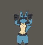 animated animated_gif anthro canid canine caramelldansen dancing don'tcare4u generation_4_pokemon low_res lucario male mammal meme nintendo pokemon pokemon_(species) short_playtime solo