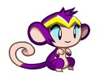  alpha_channel blue_sclera female feral fur genie mammal monkey official_art prehensile_tail primate purple_fur shantae shantae_(series) tiara 