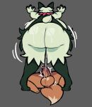 2026 3_fingers ambiguous_fluids anthro anthro_on_anthro back_boob balls big_balls big_breasts big_butt bodily_fluids breasts brown_balls brown_body brown_fur brown_penis brown_tail butt digital_media_(artwork) dipstick_tail duo eevee female female_anthro fingers fur generation_1_pokemon generation_9_pokemon genital_fluids genitals glistening glistening_balls glistening_butt glistening_genitalia glistening_penis green_body green_breasts green_fur green_tail grey_background huge_breasts huge_butt larger_female lying male male/female male_anthro markings meowscarada nintendo on_back penis pokemon pokemon_(species) precum short_tail simple_background size_difference smaller_male sweat sweaty_butt tail tail_markings tan_tail_tip tunasnacks