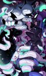 abdominal_bulge absurd_res anal anal_penetration anthro anus aquatic black_body black_pearl_cookie black_skin blue_eyes bodily_fluids breasts cookie_(cookie_run) cookie_run duo female french_kissing fucked_silly genital_fluids genitals goatboydraws grey_body grey_skin hair heart_symbol hi_res kissing looking_at_another looking_at_partner looking_up merfolk nipples penetration purple_hair restrained restrained_by_tentacles saliva_on_face sex split_form tentacle_sex tentacles vulva white_hair