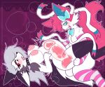 animal_genitalia animal_penis anthro anthro_on_anthro anthro_penetrated anthro_penetrating anthro_penetrating_anthro balls belly big_balls big_belly big_breasts big_butt big_knot big_penis bodily_fluids breasts butt canid canine cervical_penetration cervix clothed clothing cum cum_in_uterus cum_in_vagina cum_inflation cum_inside cumshot duo eeveelution ejaculation erection excessive_cum excessive_genital_fluids extreme_penetration female female_anthro female_penetrated from_front_position fur generation_6_pokemon genital_fluids genitals hair hellaverse helluva_boss hi_res huge_balls huge_belly huge_butt huge_knot huge_penis inflation internal internal_vaginal knot knotted_penis knotting large_penetration loona_(helluva_boss) lying male male/female male_anthro male_penetrating male_penetrating_female mammal missionary_position nintendo nipples nude nude_anthro nude_female nude_male on_back open_mouth orgasm penetration penile penile_penetration penis penis_in_vagina pokemon pokemon_(species) ridiculous_fit sex simple_background size_difference smoothie_(sylveon) sunspikevee sylveon tail thick_thighs tongue uterus vaginal vaginal_penetration vulva wide_hips