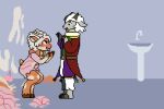 animated animated_gif anthro bovid caprine clothing deer dessert duo ejaculation facesitting food frottage game_over gameplay_mechanics goat gutoraccoon ice_cream jackzatanit kissing limperl male male/male mammal penile penises_touching sex short_playtime side_view sitting sitting_on_another transformation undressing