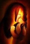 2025 absurd_res anthro apode bovid caprine claws draconcopode female female/female female_(lore) floppy_ears glowing glowing_eyes hi_res imminent_vore ink-the-artist lagomorph legless leporid mammal naga nude open_mouth rabbit serpentine sheep warm