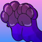 1:1 anthro colored digital_drawing_(artwork) digital_media_(artwork) feet female foot_fetish freakbitz fur icon machine portrait protogen shaded simple_background solo