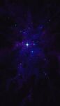  blue_sky blue_theme commentary dark hexh no_humans original pixel_art scenery sky sky_focus space star_(sky) starry_sky 