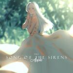  1girl album_name bare_shoulders blonde_hair chromatic_aberration dress gfriend group_name long_dress long_hair outdoors profile red_lips solo song_name yerin_(gfriend) yuumkiin 