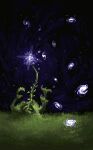  black_sky commentary dark field flower galaxy hexh night no_humans original pixel_art scenery sky star_(sky) starry_sky 