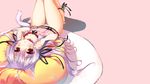  animal_ears blush catgirl cleavage ichiri long_hair original pink tail 