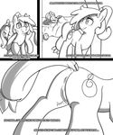  3mangos anus bed carrying comic cutie_mark english_text equine eyes_closed female feral fluttershy_(mlp) friendship_is_magic greyscale hair horse inside mammal mango_(character) monochrome my_little_pony original_character pegasus pony pussy sleeping smile sweat text wings 