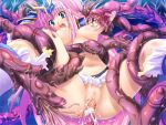  1girl anal armor blood blue_eyes blush breasts broken_armor censored cum cum_in_pussy defloration game_asset gold_trim kinmedai_pink large_breasts long_hair magical_girl mosaic_censoring nipples non-web_source official_art open_mouth pink_hair pussy rape restrained seiryuu_tenmu self-datamine shouryuu_senki_tenmu solo spread_legs tears tentacle_sex tentacles torn_clothes variant_set visual_novel_cg 