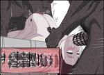  1girl 2boys bar_censor breast_sucking breasts censored commentary_request crying crying_with_eyes_open dark-skinned_male dark_skin erection ero_daisuki fellatio group_sex hetero highres interracial irrumatio large_breasts large_penis lying mmf_threesome multiple_boys on_back oral penis red_hair reverse_fellatio rolling_eyes sex super_no_ura_de_yani_suu_futari tayama_(super_no_ura_de_yani_suu_futari) tears threesome vaginal very_dark_skin 