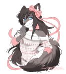  canine christmas clothing felix_heartstone girly holidays mammal sweater ugly_christmas_sweater zingiber 