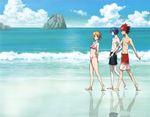  agemaki_wako bikini itou_yoshiyuki shindou_sugata star_driver swimsuits tsunashi_takuto 