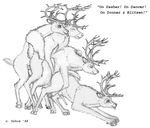  anal antlers cervine christmas drhoz gay holidays horn long_penis male mammal penis reindeer sex train_position 