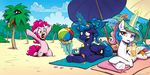  ball beach beach_ball beach_umbrella blue_hair cloud cutie_mari cutie_mark drink drinking equine female feral friendship_is_magic glowing group hair hiding horn horse ice_cream karol_pawlinski lemon levitation lying magic mammal multi-colored_hair my_little_pony outside palm_tree pink_hair pinkie_pie_(mlp) pony ponytail princess_celestia_(mlp) princess_luna_(mlp) purple_eyes rainbow_dash_(mlp) rainbow_hair sand seaside sky sparkles towel umbrella winged_unicorn wings 