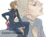  bad_id bad_pixiv_id blonde_hair braid bug character_name giorno_giovanna insect jojo_no_kimyou_na_bouken ladybug male_focus solo v-room yellow_eyes zoom_layer 