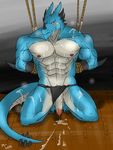  abs anthro balls bdsm biceps big_muscles big_penis blue_dragon blue_scale blue_scales blue_skin blush bound claws clothing cum cum_on_chest cum_on_face cum_on_leg cum_on_stomach cum_pool cum_string cumshot dragon erection fangs fundoshi grey_skin hentist horn kneeling leaking lizard loincloth loincloth_aside looking_at_viewer male muscles nipples nude orgasm pecs penis pose presenting reptile rope ryuga_takagi scales scalie skin solo teeth toe_claws toned topless underwear vein 