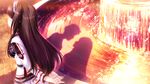  black_hair game_cg hoshi_no_ne_sanctuary long_hair marmalade naruse_hirofumi seifuku shinryouji_hisui 