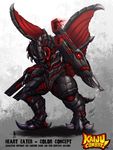  colossal_kaiju_combat giant_monster heart_eater kaiju_samurai kaijuu monster sunstone_games 