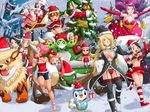  alternate_costume arcanine barefoot bikini bird black_hair black_santa_costume blonde_hair blue_hair breasts cacnea cattleya_(pokemon) choker christmas christmas_tree cleavage clothes_around_waist coat dialga drifblim flat_chest frontier_brain game_console gen_1_pokemon gen_3_pokemon gen_4_pokemon green_eyes green_hair gym_leader hat hikari_(pokemon) large_breasts long_hair mai_(pokemon) medium_breasts melissa_(pokemon) miru_(pokemon) momi_(pokemon) multiple_girls natane_(pokemon) panties penguin pink_hair piplup pokemoa pokemon pokemon_(creature) pokemon_(game) pokemon_dppt pokemon_platinum purple_hair ribbon riding santa_costume shirona_(pokemon) sleigh small_breasts snow socks striped striped_legwear sumomo_(pokemon) suzuna_(pokemon) sweater sweater_around_waist swimsuit thighhighs torterra tree underboob underwear wii winter_clothes yukari_(pokemon) 