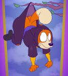 2026 3_toes 4_fingers alternate_version_at_paywall anthro arched_foot barefoot biped black_nose blue_sky branch butt canid canine canis clothing cloud cloudy_sky colored constricted_pupils curling_toes digital_drawing_(artwork) digital_media_(artwork) dipstick_tail domestic_dog dragon_ball ears_back eye_bags eyebrows feet fingers flat_colors fluffy fluffy_tail fur gavanzude glance glancing_back hanging_from_branch herding_dog hi_res humanoid_feet humanoid_heel leaf male mammal markings multicolored_body multicolored_fur nervous ninja orange_body orange_fur outside pastoral_dog paws pinup pivoted_ears plantigrade pose pupils raised_eyebrows shu_(dragon_ball) signature sky small_pupils solo spine tail tail_markings tan_body tan_fur tan_tail_tip toes torn_clothing two_tone_body two_tone_fur upside_down warrior welsh_corgi whisker_spots wide_eyed wide_hips worried worried_face worried_look