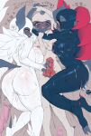 3_fingers 3_toes absol absolite absolite_z anal anal_beads anal_beads_in_ass anal_penetration animal_dildo animal_sex_toy anthro anthrofied anus areola arm_around_neck artist_name bedroom_eyes big_breasts big_butt black_body black_fur black_hair black_nose blush blush_lines blushing_profusely bodily_fluids breasts butt chinese_text claws condom_wrapper cum cum_on_body cum_on_hand cum_on_penis cute_fangs digital_drawing_(artwork) digital_media_(artwork) dildo dominant dominant_female ejaculation ellipsis embarrassed equine_dildo erection eyebrows eyelashes fangs feet female female_anthro finger_claws fingers forehead_gem front_view fuli_jeffery fur gem generation_3_pokemon generation_6_pokemon generation_9_pokemon genital_fluids genitals glistening glistening_body glistening_breasts glistening_butt glistening_thighs grey_background group group_sex gynomorph gynomorph/female gynomorph_anthro hair hair_over_eye handjob heart_reaction heart_symbol hi_res holding_penis horn hug hugging_another intersex intersex/female intersex_anthro knot knotted_penis lactating looking_at_viewer looking_back looking_back_at_viewer looking_pleasured lying mammal markings mega_absol mega_absol_z mega_evolution milk mole_(marking) multiple_doms_one_sub narrowed_eyes neck_tuft nintendo nipples nude nude_anthro nude_gynomorph nude_intersex object_in_ass on_back on_side one_eye_obstructed one_wing open_mouth orgasm orgasm_face penetration penile penis pink_dildo pink_nipples pokemon pokemon_(species) pokemorph pupils red_body red_eyes red_fur red_penis red_wings saliva seductive sex sex_toy sex_toy_in_ass sex_toy_insertion simple_background speech_bubble spiral spiral_eyes submissive submissive_gynomorph submissive_intersex sweat sweatdrop sweaty_body tail teeth text thick_thighs threesome toe_claws toes tongue tongue_out trio tuft two_doms_one_sub vulva white_body white_fur white_hair white_pupils white_wings wings
