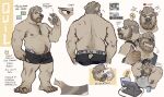 anthro armpit_hair bear beard belly body_hair boxer_briefs boxer_briefs_only brazilian brazilian_flag character_name clothed clothing color_swatch drawing_tablet duo expressions facial_hair front_and_back hairy hi_res lgbt_pride male male/male mammal model_sheet musclegut muscular mustache nuzzling overcyan polar_bear pride_colors quil_(overcyan) raised_arms scar slightly_chubby slightly_chubby_anthro slightly_chubby_male smile solo species_name spotify teeth text theus_(codertheus) tooth_gap topless underwear underwear_only ursine vincian_pride_colors