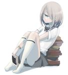  copyright_request cyclops monster_girl one-eyed school_uniform sitting socks solo tansuke 