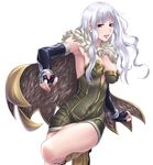  alchemist_(ragnarok_online) cape elbow_gloves fingerless_gloves gloves long_hair mr.romance ragnarok_online solo white_hair 