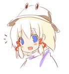  blonde_hair blue_eyes hat highres hiraga_matsuri moriya_suwako short_hair solo touhou 