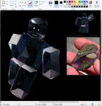  1other :| art_program_in_frame closed_mouth expressionless flxphlx full_body half-closed_eye hashtag-only_commentary looking_at_viewer microsoft_paint_(medium) microsoft_paint_(software) object_and_personification other_focus personification reference_inset roblox screenshot see-through_body solo sparkle 