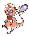  bird booou chibi crossdressing cute digitigrade dress feathers girly hat invalid_tag male nevrean nurse nurse_hat priley smile solo wings 